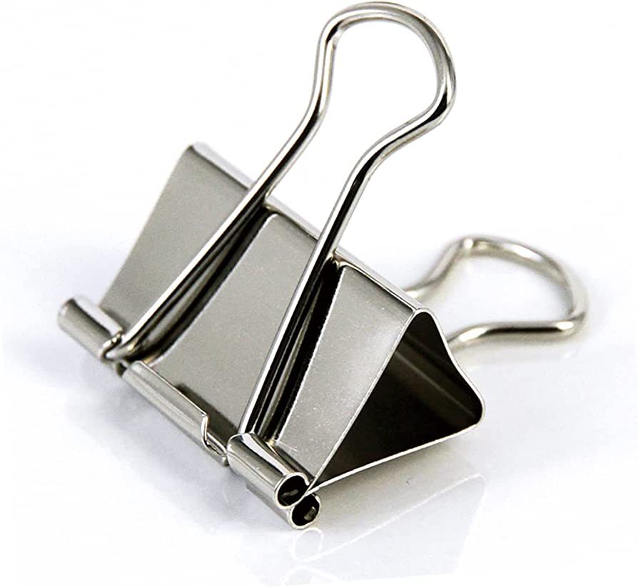 Large Binder Clips 1.6 Inch (50 Pack), Big Medium Binder Clips for Office and Home Supplies, Silv... | Amazon (US)