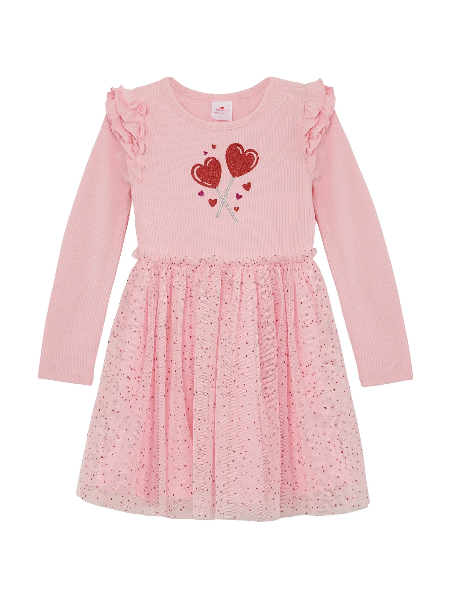 Way to Celebate Girls Vday Tutu, Sizes 12M- 5T | Walmart (US)