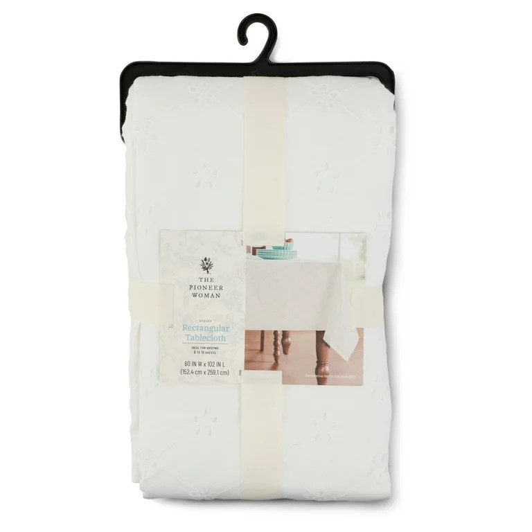 Pioneer Woman Eyelet Table Cloth, 60'x 102' | Walmart (US)