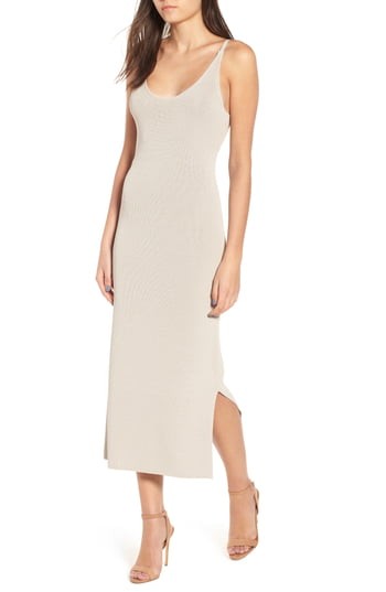 Women's Leith Sweater Strap Dress, Size XX-Small - Grey | Nordstrom