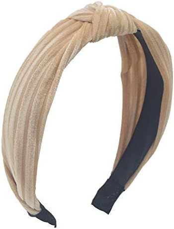 1Pcs Velvet Headbands for Women - Stripe Bandana Knot Headbands for Women Turban Headbands for Women | Amazon (US)