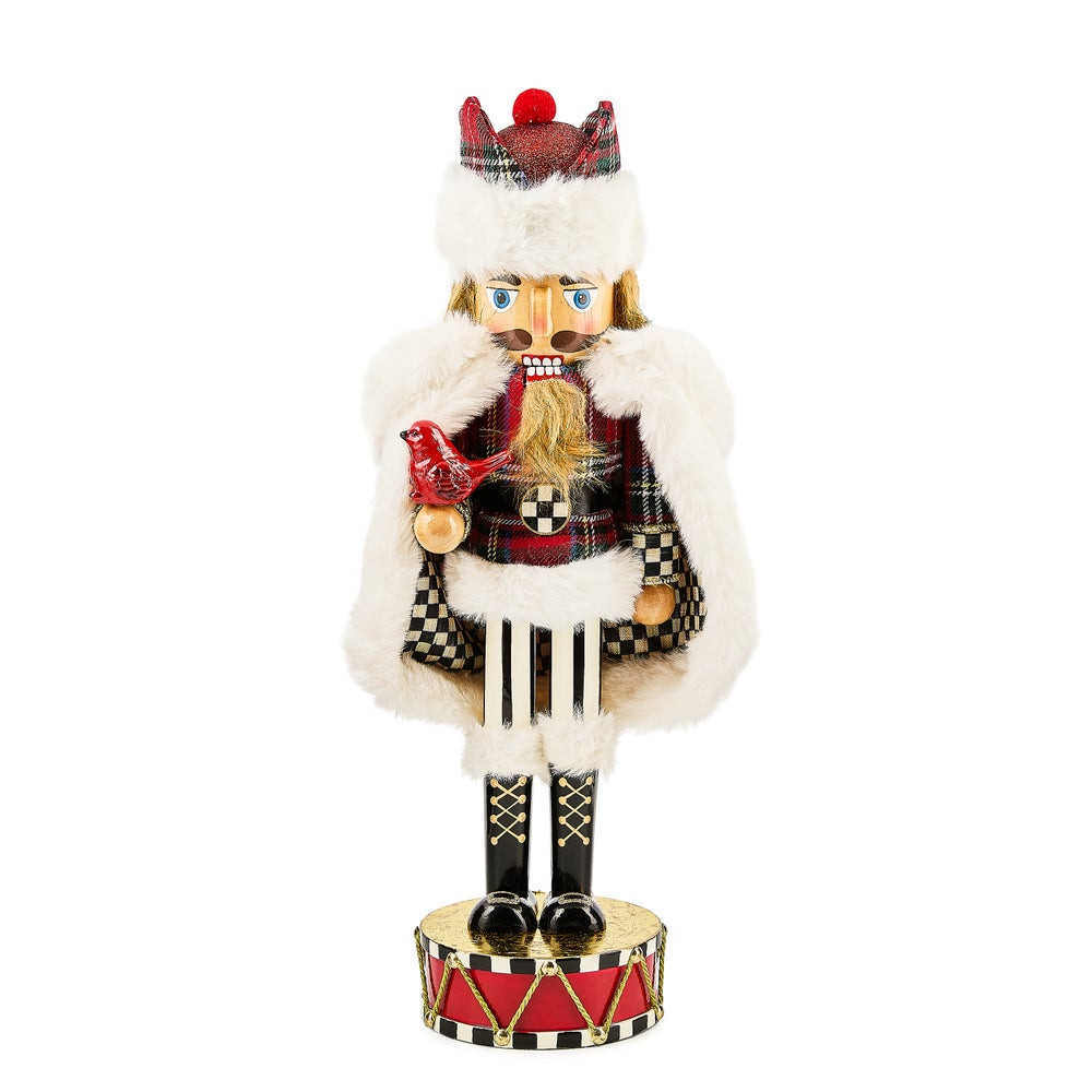 Tartan Cardinal Nutcracker | MacKenzie-Childs