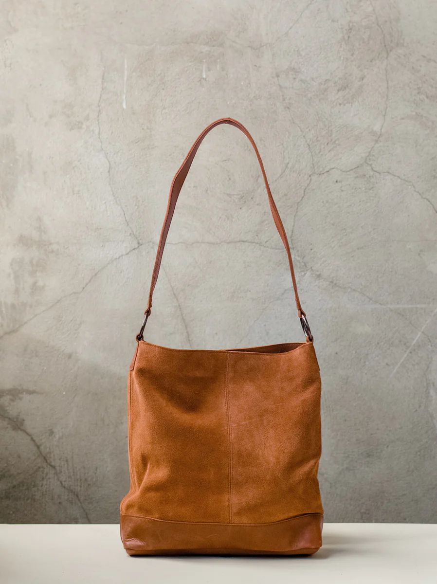 Talia Suede Tote | ABLE Clothing
