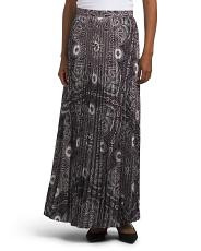 Side Zip Pleated Maxi Skirt | TJ Maxx