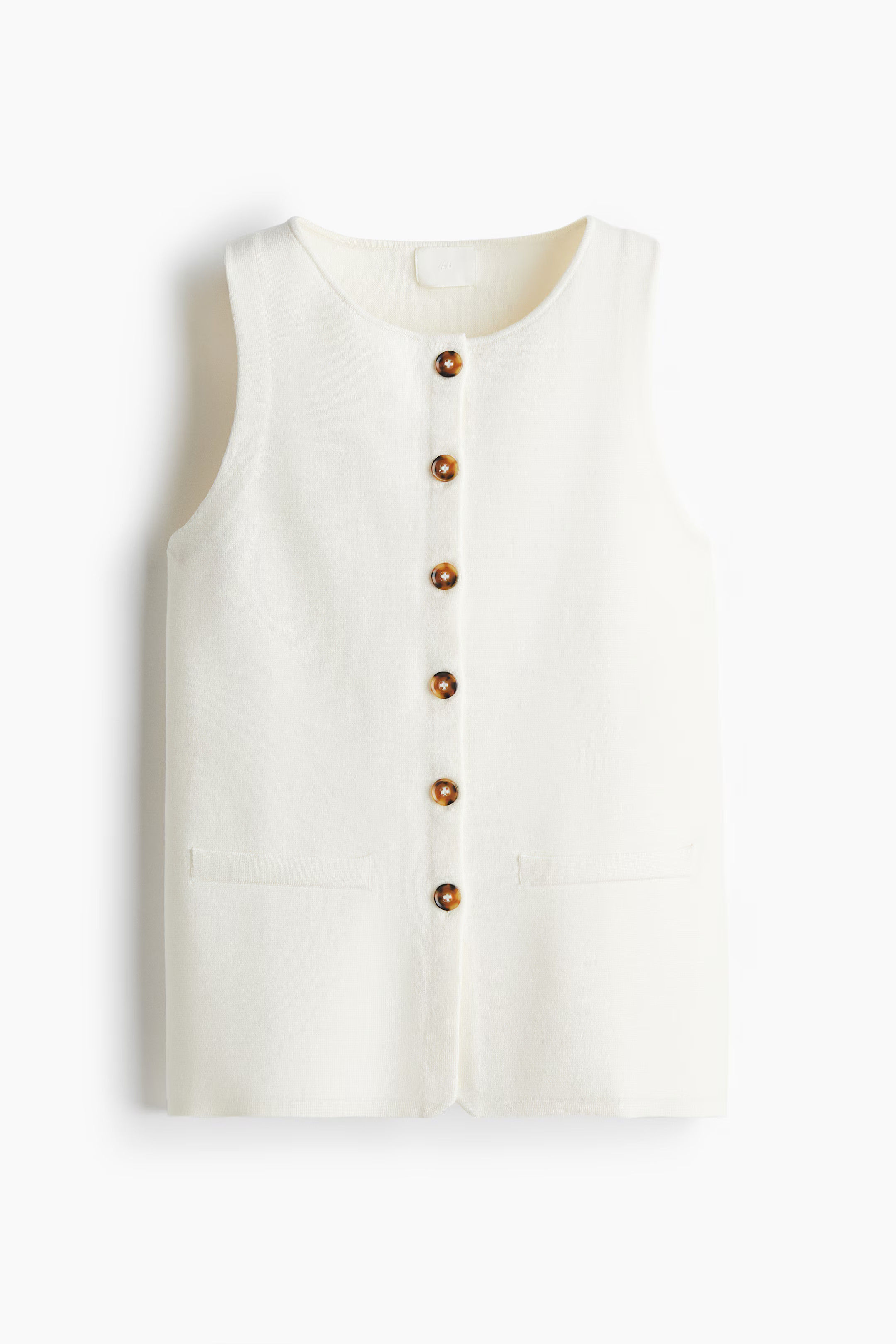 Button-Front Tank Top | H&M (US + CA)