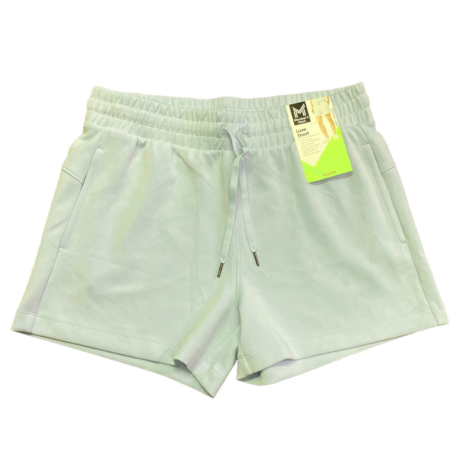 Member's Mark Women's 4 Way Stretch Elastic Waistband Luxe Short, MM23073 | eBay US