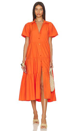 Havana Dress in Tangerine | Revolve Clothing (Global)