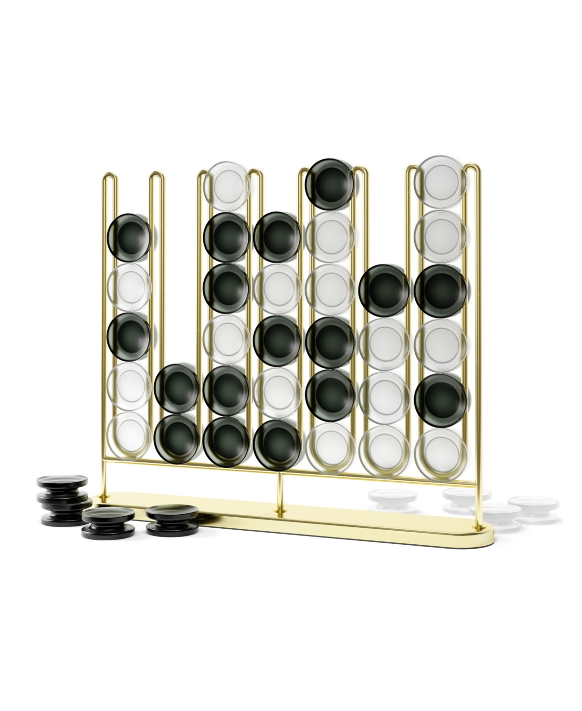 Umbra Stax 4 in a Row Decorative Object - Brass | Macy's