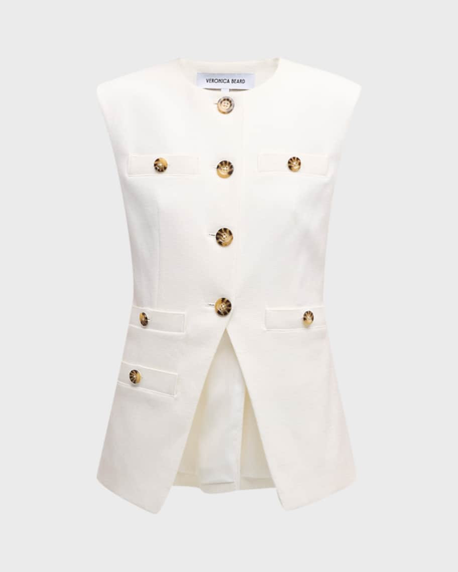 Veronica Beard Tamara Tailored Vest | Neiman Marcus