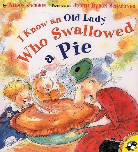 I Know an Old Lady Who Swallowed a Pie (Picture Puffin Books)      Paperback – Picture Book, Se... | Amazon (US)