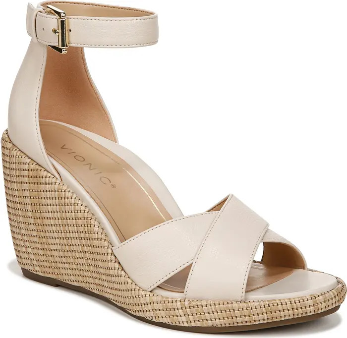 Vionic Marina Ankle Strap Wedge Sandal (Women) | Nordstromrack | Nordstrom Rack