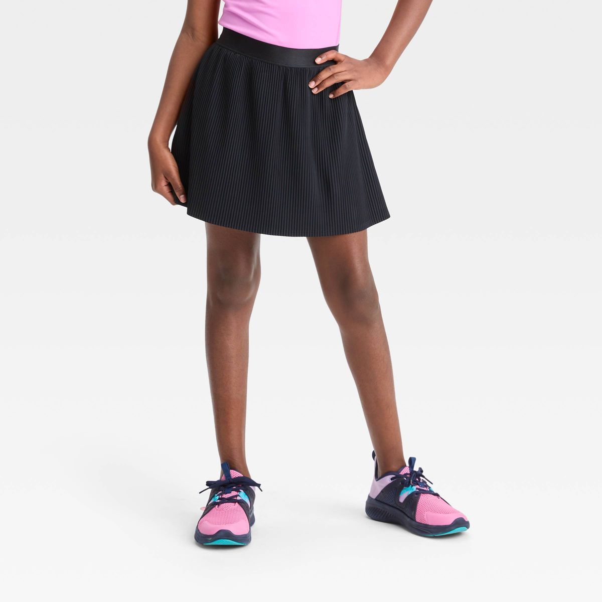 Girls' Pleated Woven Skort - All in Motion™ | Target
