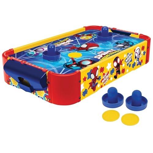 Marvel Spidey and His Amazing Friends Kids Air Hockey Table - Tabletop Game with Puck, Pushers & ... | Amazon (US)