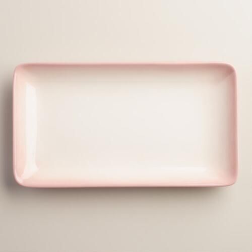 Blush Ombre Ceramic Tray | World Market