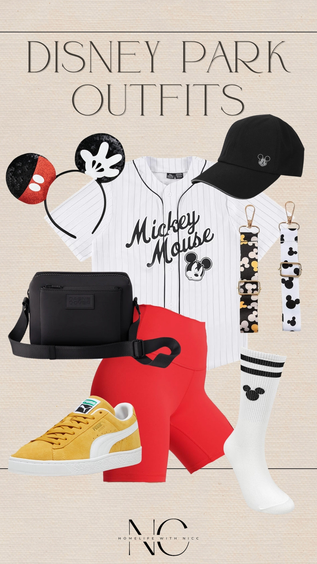 Dress like Mickey on your next Disney trip!! Here is some outfit inspo for your next Disney vacation! Styled with my favorite Dagne Dover bags! ❤️🥰🖤

#LTKgrwm #LTKmomlife #LTKTravel
