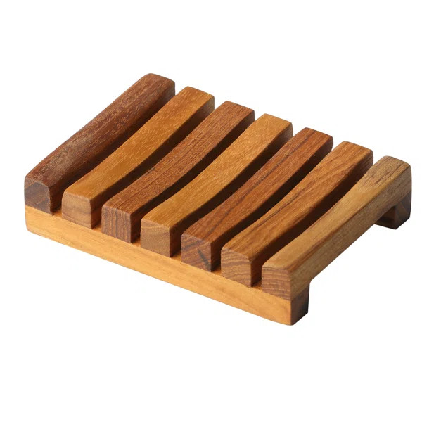 Drew Genuine Teak Wood Soap Dish | Wayfair North America