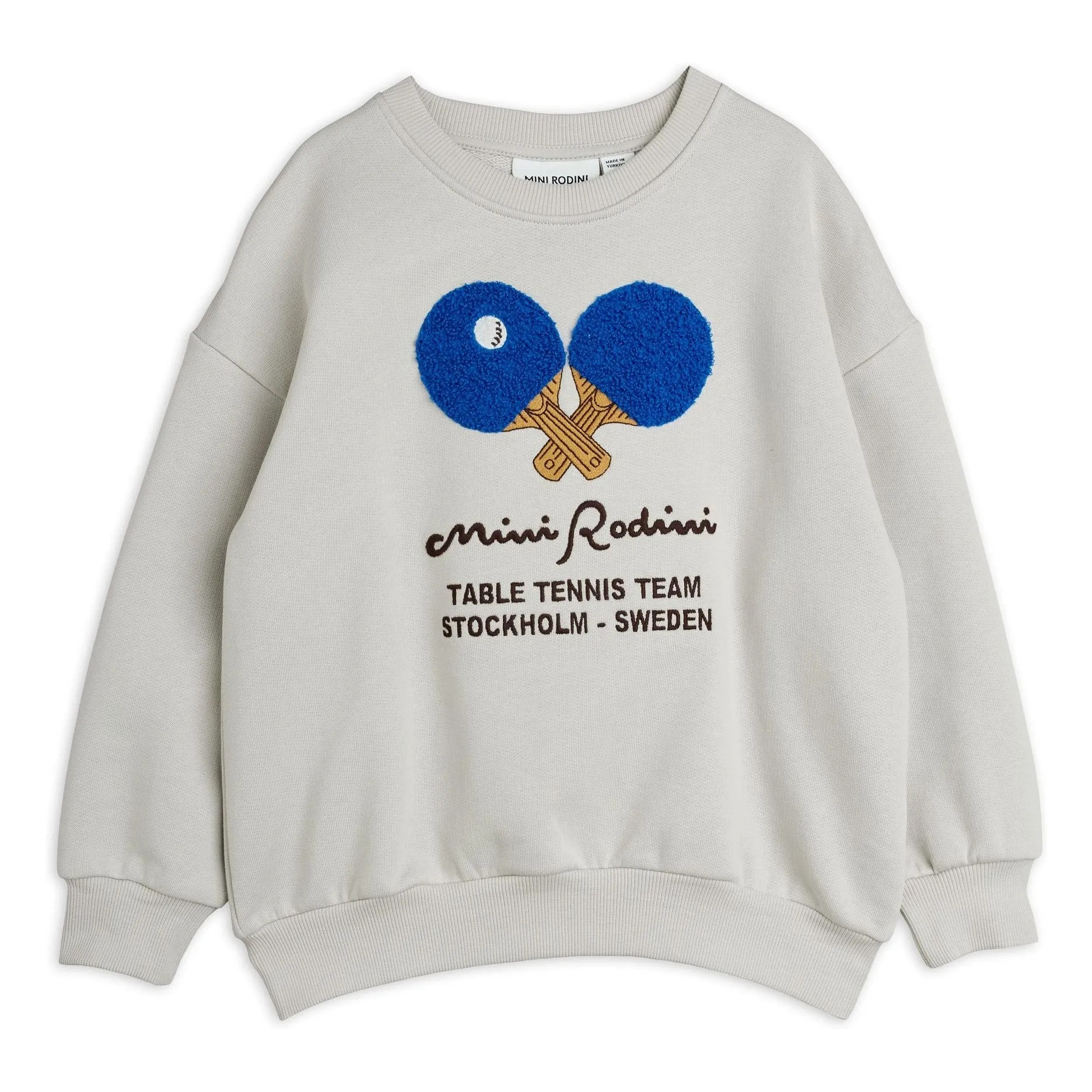 Sweatshirt Ping Pong Bio-Baumwolle | Grau | Smallable