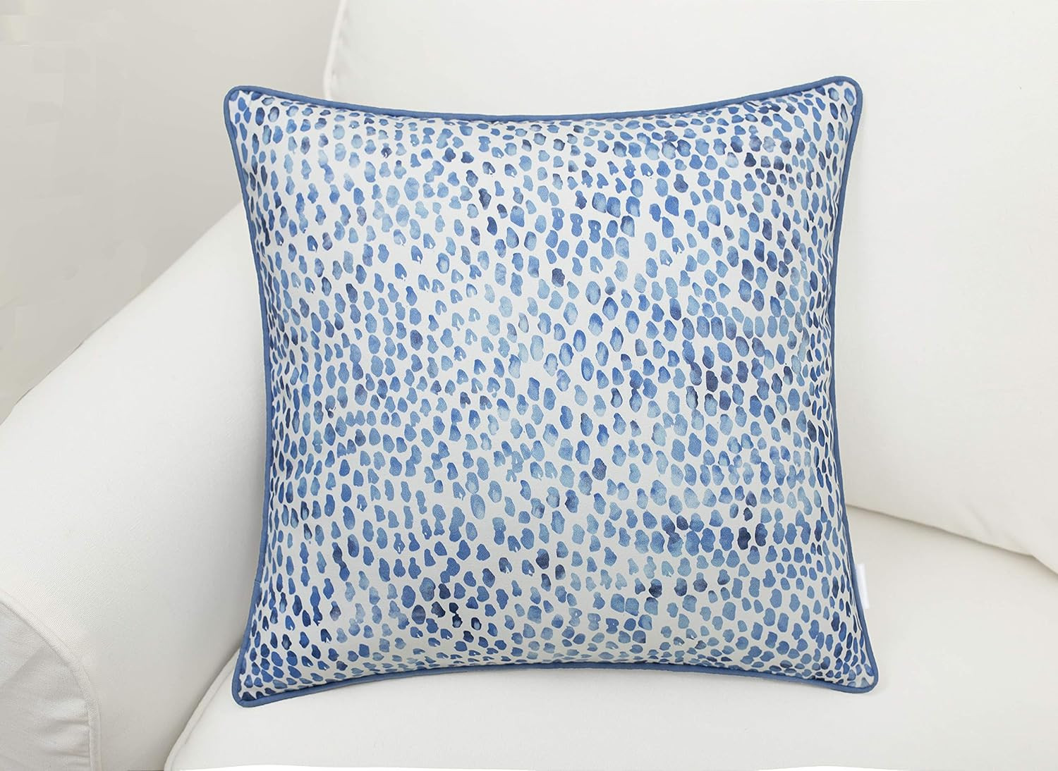 MANOJAVAYA Set of 2 Pcs Printed Rain Drops Decorative Square Accent Throw Pillow Cover - Home Dec... | Amazon (US)