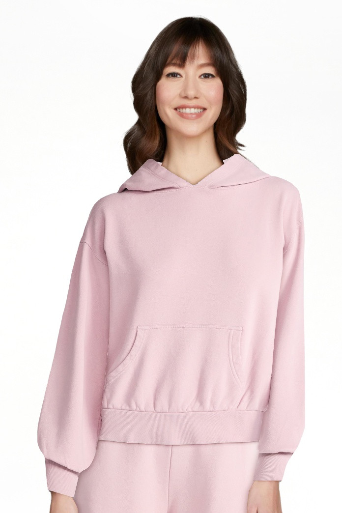 Scoop Women’s Mineral Washed Oversized Cropped Hoodie, Sizes XS-XXL | Walmart (US)