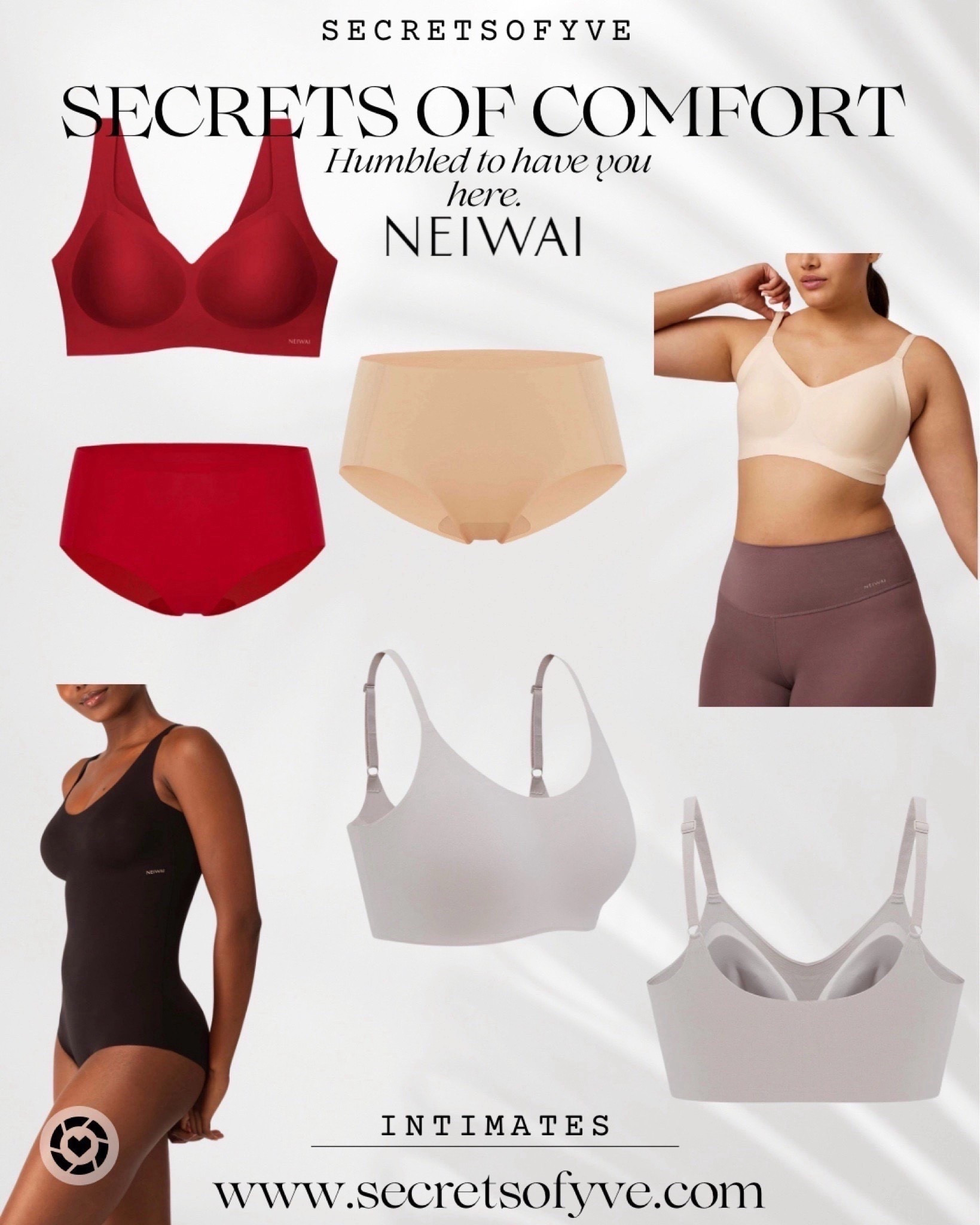 Secretsofyve: Gift guide - Barely there quality intimates. I have needed to size up when ordering from them. @neiwailife
#Secretsofyve #ltkgiftguide
Always humbled & thankful to have you here.. 
CEO: PATESI Global & PATESIfoundation.org
 @secretsofyve : where beautiful meets practical, comfy meets style, affordable meets glam with a splash of splurge every now and then. I do LOVE a good sale and combining codes! #ltkstyletip #ltksalealert  #ltkfamily #ltku #ltkfindsunder100 #ltkfindsunder50 #ltkover40 #ltkplussize #ltkmidsize #ltkmomlife #ltkholiday #ltkfestival #ltkpetite #ltktravel #ltkootd secretsofyve

#LTKWorkwear #LTKWedding #LTKSeasonal