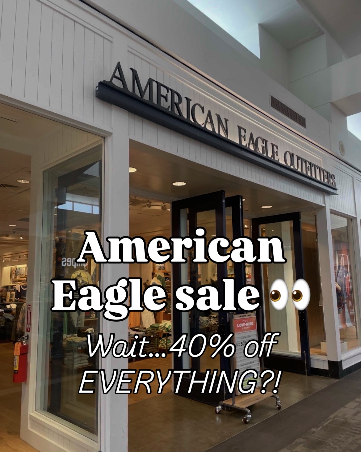 American Eagle’s longest weekend sale is giving me a very good excuse to start shopping for fall 👀 Everything is 40% off — INCLUDING JEANS!

I found the cutest 🧸 fall hat, a Halloween sweatshirt that I already know I’d want for lazy days + allll the candy, embroidered jeans that are basically compliment bait, and a Henley you’ll want to stock up on.

If you’re shopping for American Eagle jeans, fall clothes or easy everyday outfits, I’d definitely check these out while everything is 40% off.

Save this + share it with your shopping buddy! 🤎 Follow me first, then request the links so they’ll automatically send.

#AmericanEagle #AmericanEagleSale #AmericanEagleJeans #FallFashion #FallFinds #FallWardrobe #Denim #WomensFashion #HalloweenOutfit #CasualOutfits #FallStyle

@American Eagle Outfitters

#LTKSeasonal #LTKSaleAlert #LTKootd