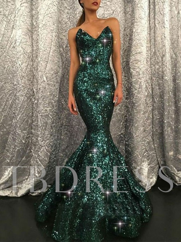 Mermaid Sequins Formal Evening Dress 2019 | TBDress.com