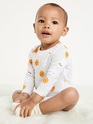 Printed Unisex Long-Sleeve Bodysuit for Baby | Old Navy (US)