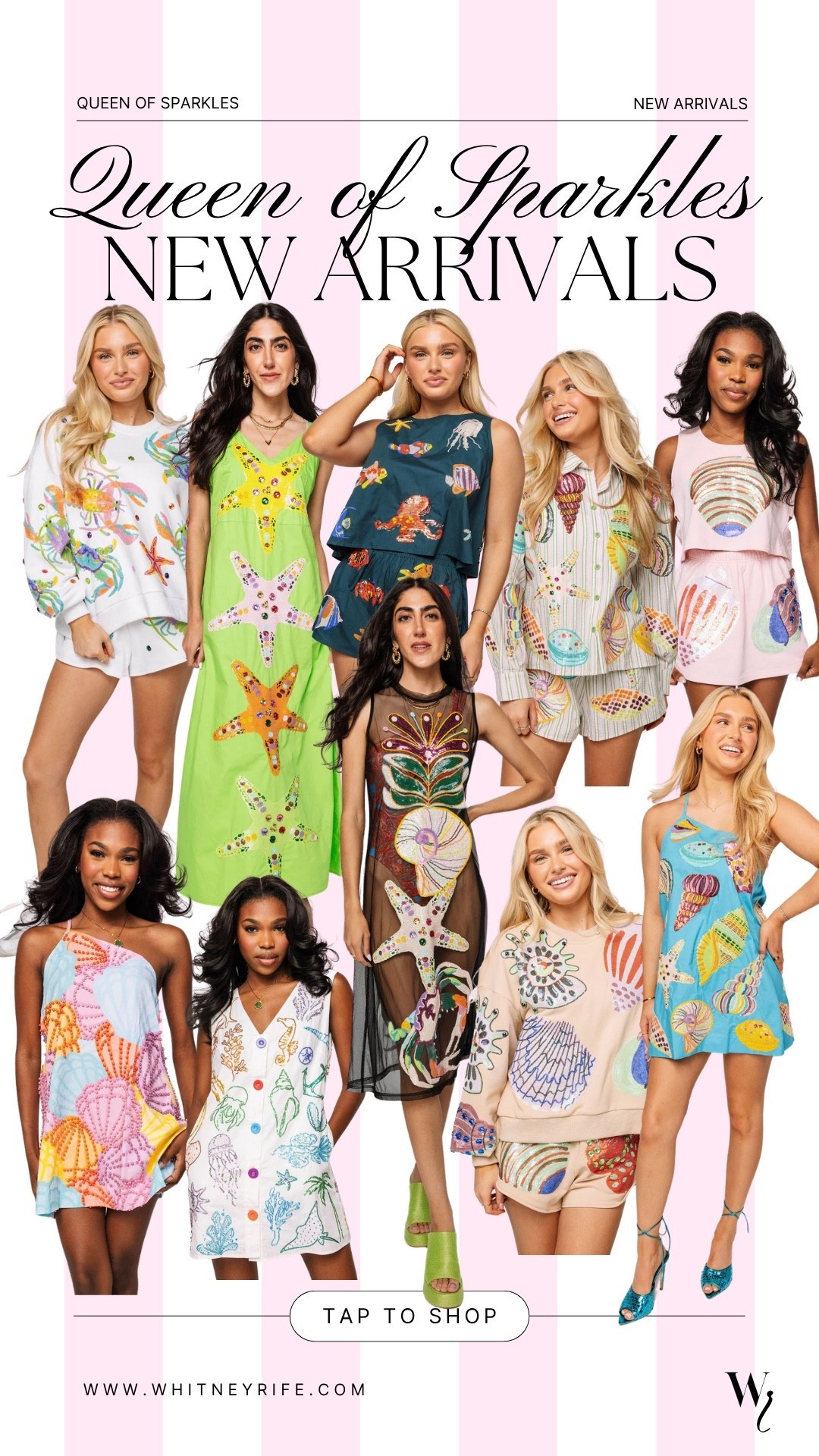 Queen of Sparkles summer collection - use code WHITNEYNRIFE for 15% off! 

#LTKStyleTip #LTKSeasonal #LTKFindsUnder50