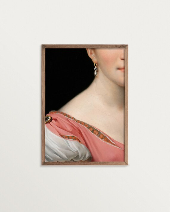 Victorian Portrait Painting  Pearl Earring  Antique Oil - Etsy | Etsy (US)