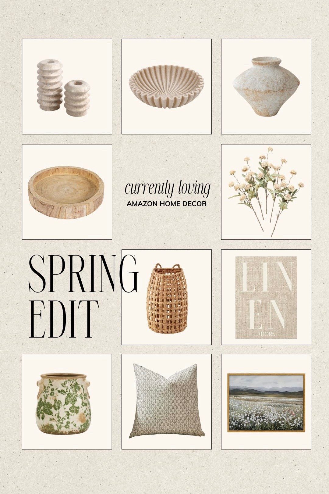 Amazon Spring home decor | Amazon decor, Amazon finds, Amazon find, Amazon spring decor, neutral home decor, neutral decor, neutral spring decor

#LTKHome #LTKSeasonal