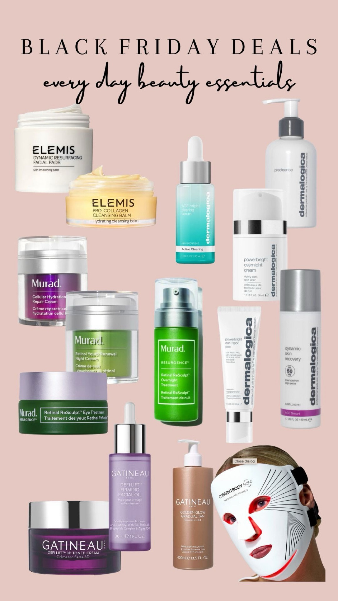 Black Friday deals, 
Current Body discount code MELISSAB for 20% off. This is the best discount they do! 
my every day beauty essentials, skincare, my skincare, Elemis, Murad, Gatineau, Dermalogica, Current Body LED light mask, skincare cult classics, glass skin, glowing skin #LTKskincare 

#LTKuk #LTKbeauty