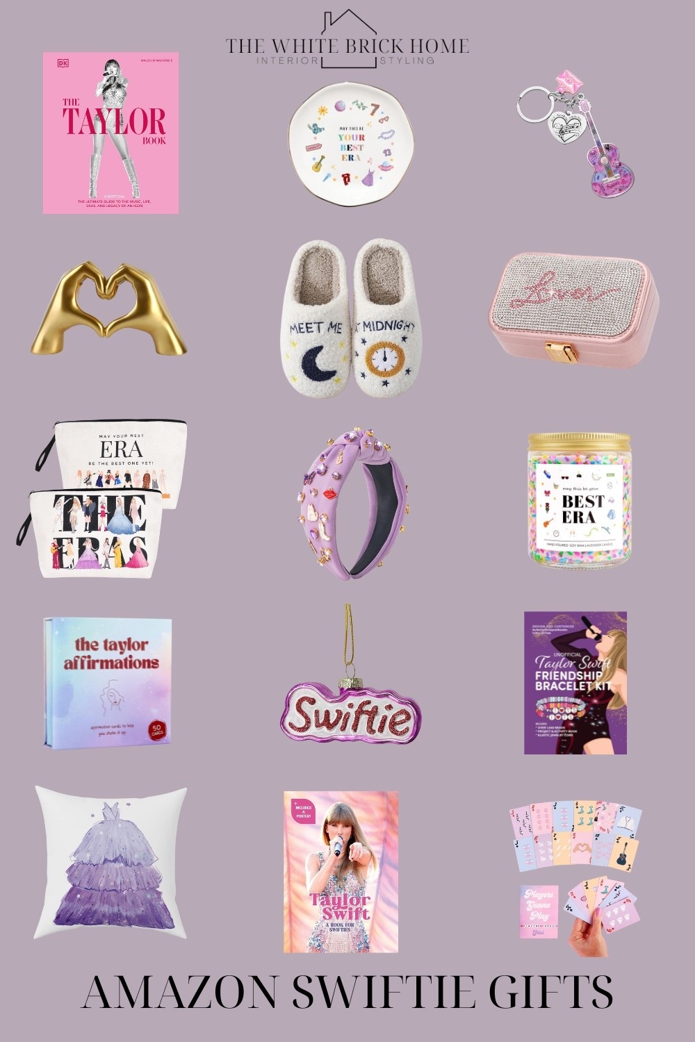 Swiftie themed gift ideas that quickly ship from Amazon! In time and in style of the holiday season. 

Taylor swift, girls room, girls bedroom, pink girls bedroom, purple girls bedroom, girls room decor, Girls room theme, girls room decor ideas, girls room nightstand styling, girls room dresser decor, girls room ideas, home decor, home design, Taylor swift themed bedroom, Taylor swift themed gift ideas, girls Christmas gift ideas Taylor swift, Taylor swift birthday gift, Christmas gifts for girls, tween girl Christmas gift, Amazon 

#LTKFindsUnder50 #LTKHome #LTKKids