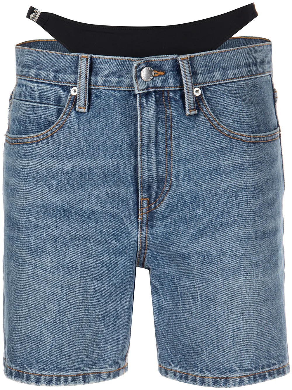 bikini-attached denim shorts | Farfetch Global