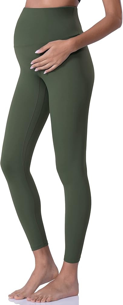 POSHDIVAH Women's Maternity Leggings Over The Belly Pregnancy Yoga Pants Active Wear Workout Legg... | Amazon (US)