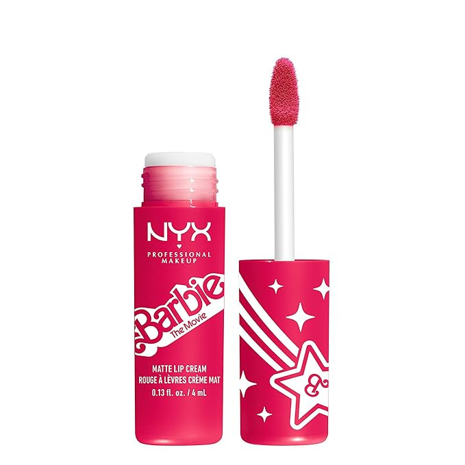 NYX PROFESSIONAL MAKEUP BARBIE, Smooth Whip Lip Cream - Perfect Day Pink | Amazon (US)