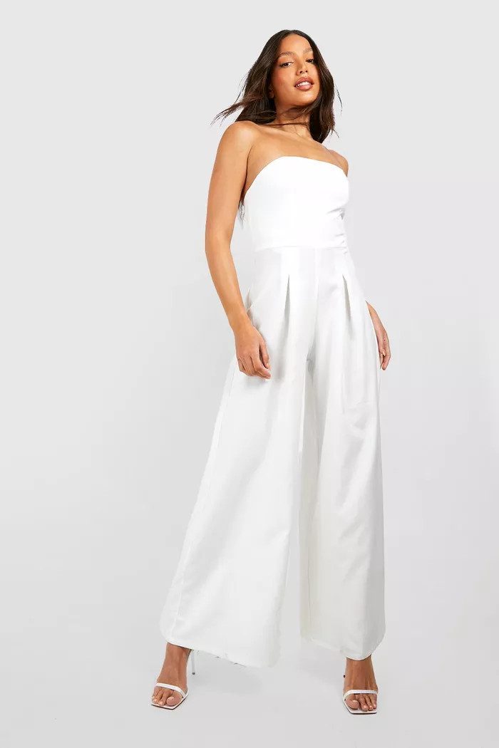 Bandeau Wide Leg Jumpsuit | Boohoo.com (UK & IE)