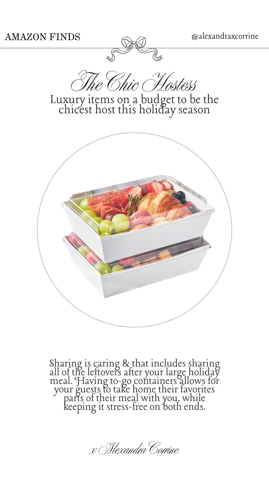 Chic hostess essentials from Amazon: Leftover containers 🍽️

Hosting, Amazon home finds, Amazon finds, luxury on a budget, bougie on a budget, host, holiday hosting essentials, takeout, leftover, disposable containers

#LTKHoliday #LTKHome