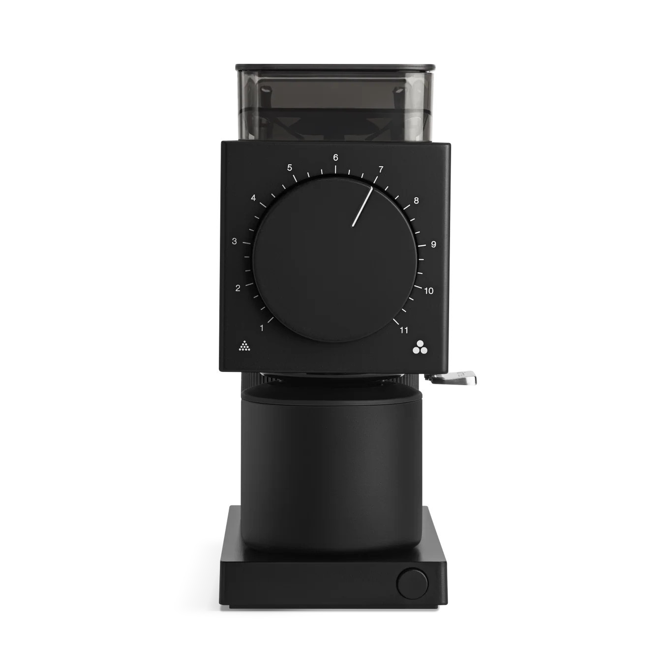 Matte black Fellow Ode Gen 2 coffee grinder