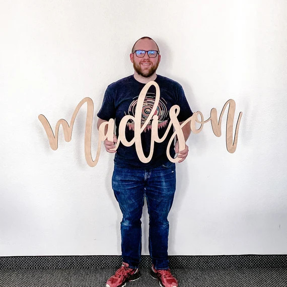 Name Sign Wooden Name Sign Nursery Name Sign Baby Name Sign Family Name Sign Custom Wood Name Sig... | Etsy (US)