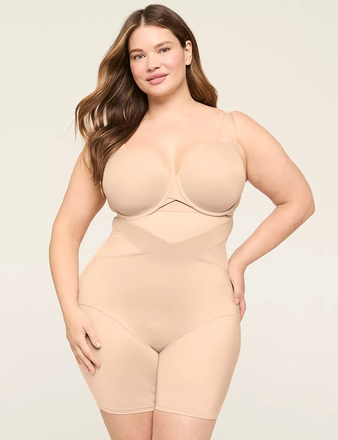Level 3 Contouring High-Waist Thigh Shaper | LaneBryant | Lane Bryant (US)