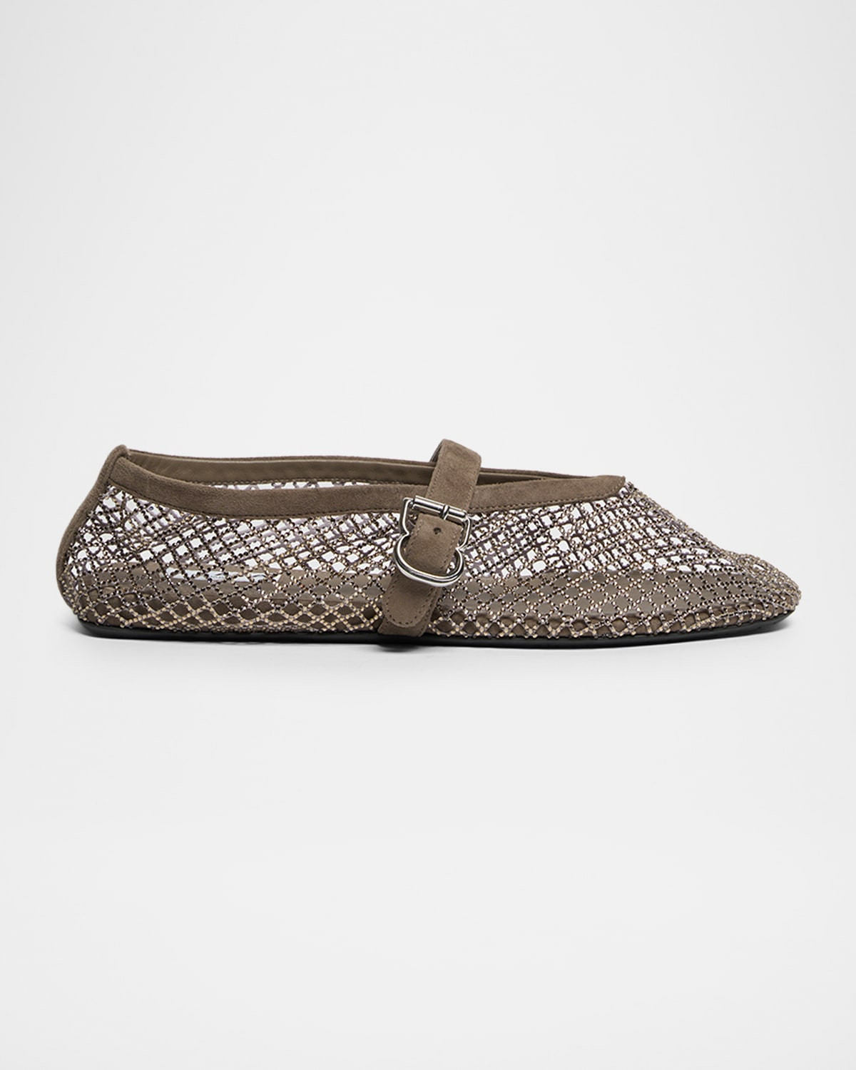 Crystal Mesh Ballet Flats | Neiman Marcus