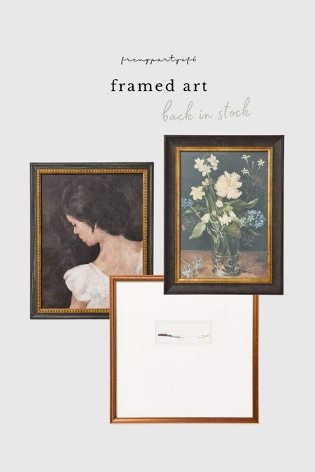 Affordable framed art is back in stock at target! I have the floral and female portrait. Both are so pretty. I can’t believe that these are available!

#LTKhome #LTKfindsunder50 #LTKstyletip