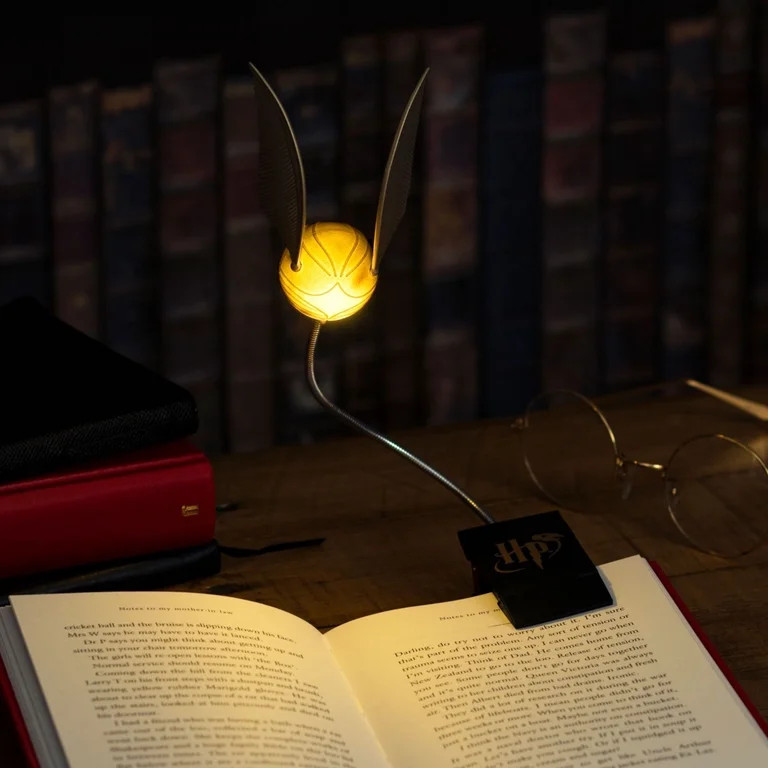 Golden Snitch Lumi Clip LED Clip-On Book Light - Official Harry Potter Merchandise by Paladone | Walmart (US)