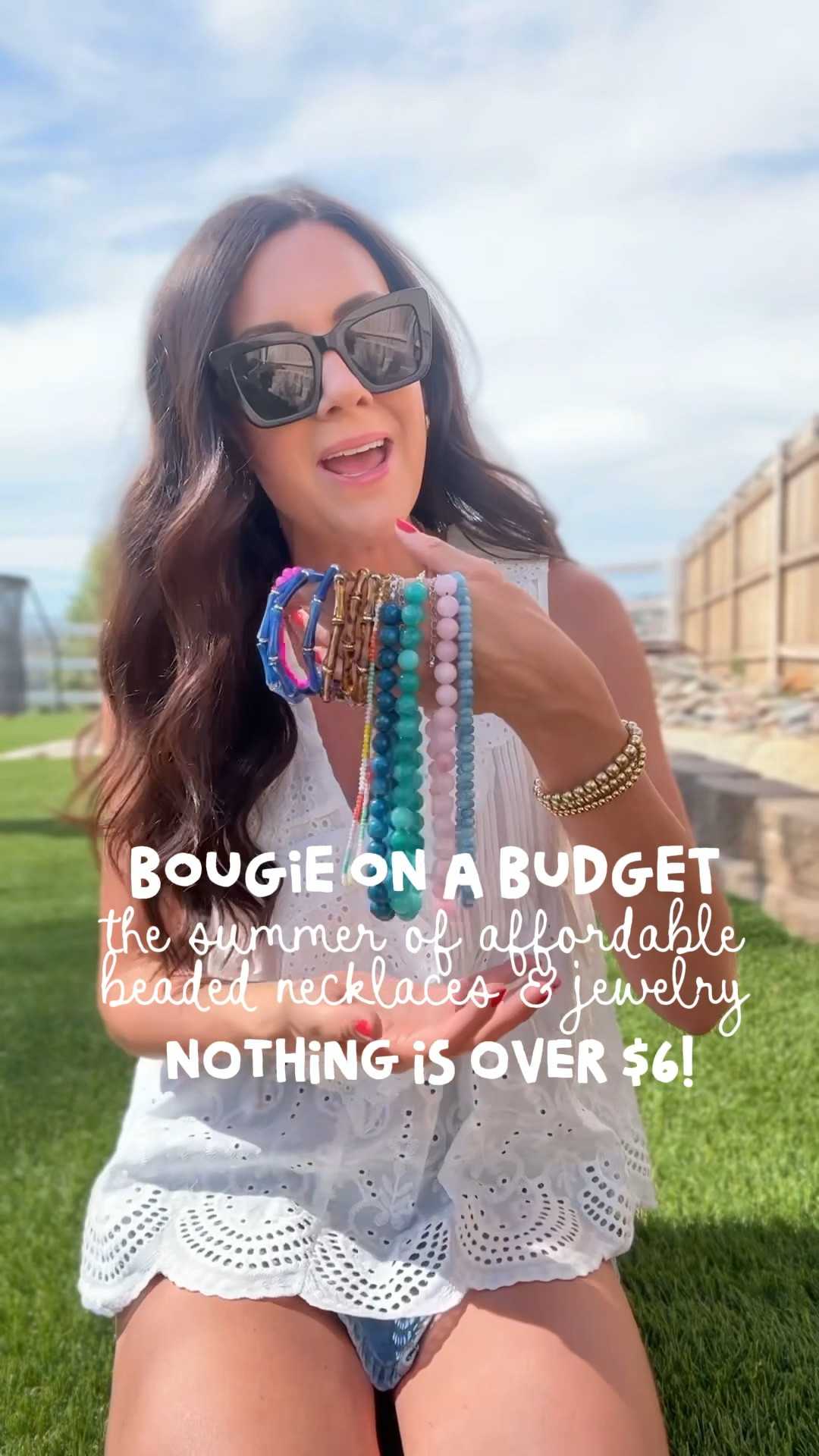 Comment DETAILS to shop✨ everything is under $6!!! It’s the summer of beaded necklaces + jewelry but for us make it bougie on a budget🤌🏼🥰 it’s a great way to try out very on trend styles for less than an iced coffee☺️
.
.
My top is also SHEIN & only $11! I’m wearing a small & strongly suggest going down if you’re between sizes!
.
.

#LTKSaleAlert #LTKSeasonal #LTKootd