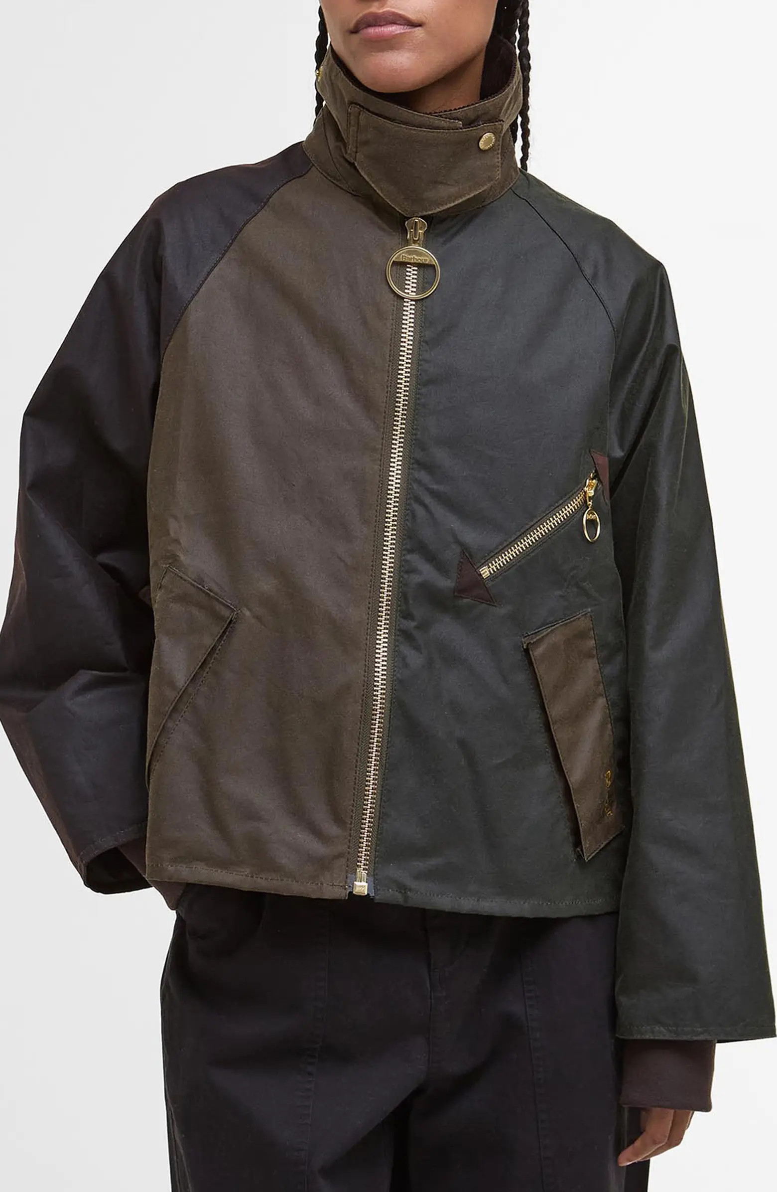 Barbour Arlene Water Repellent Waxed Jacket | Nordstrom | Nordstrom