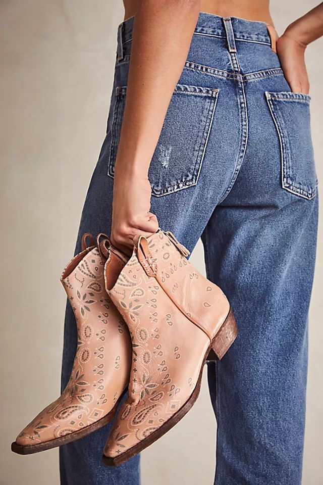 We The Free Wesley Printed Ankle Boots | Free People (Global - UK&FR Excluded)