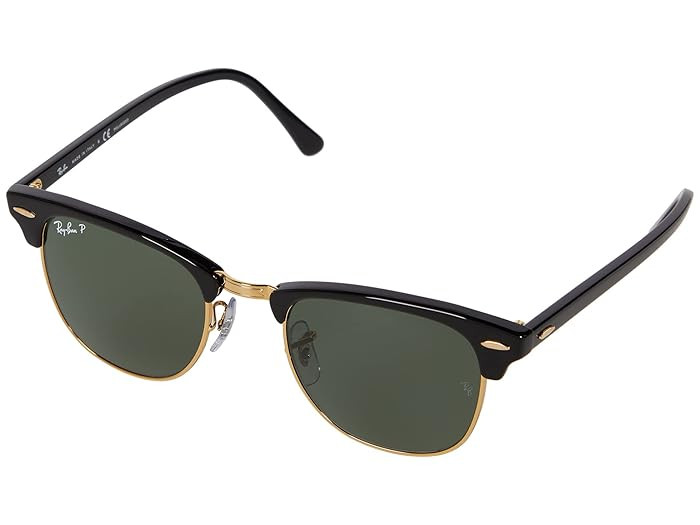 Ray-Ban RB3016 Clubmaster Polarized Sunglasses | Zappos