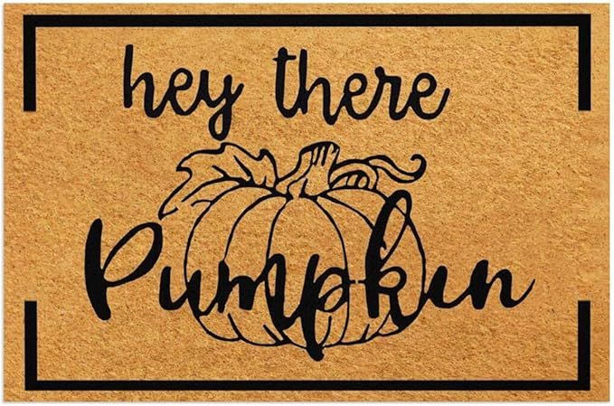 Hey There Pumpkin Entrance Mat Fall Doormat Welcome Home Front Door Decorations Halloween Decor F... | Amazon (US)