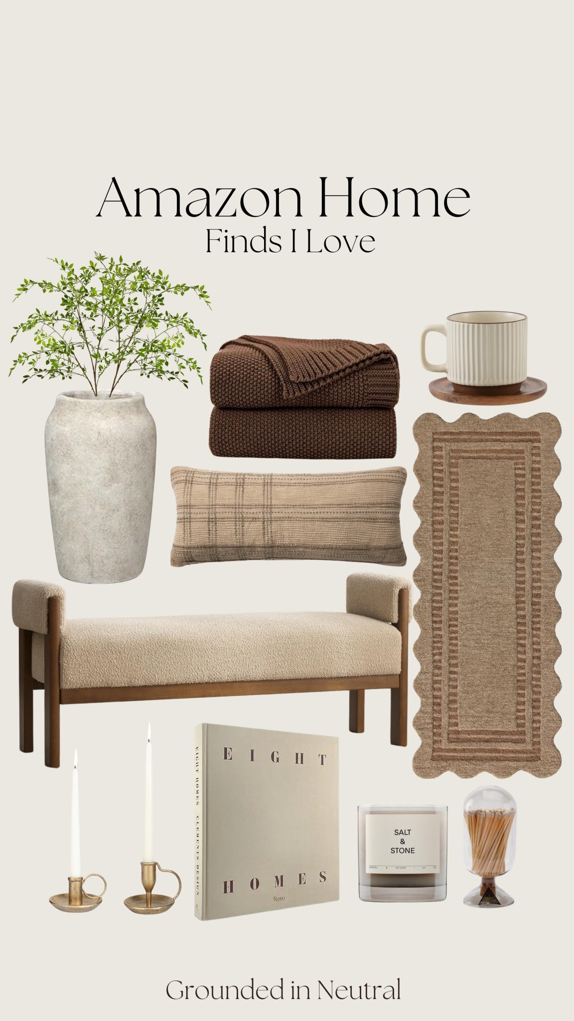 Neutral Amazon finds I love 🤎

#LTKHome #LTKSaleAlert