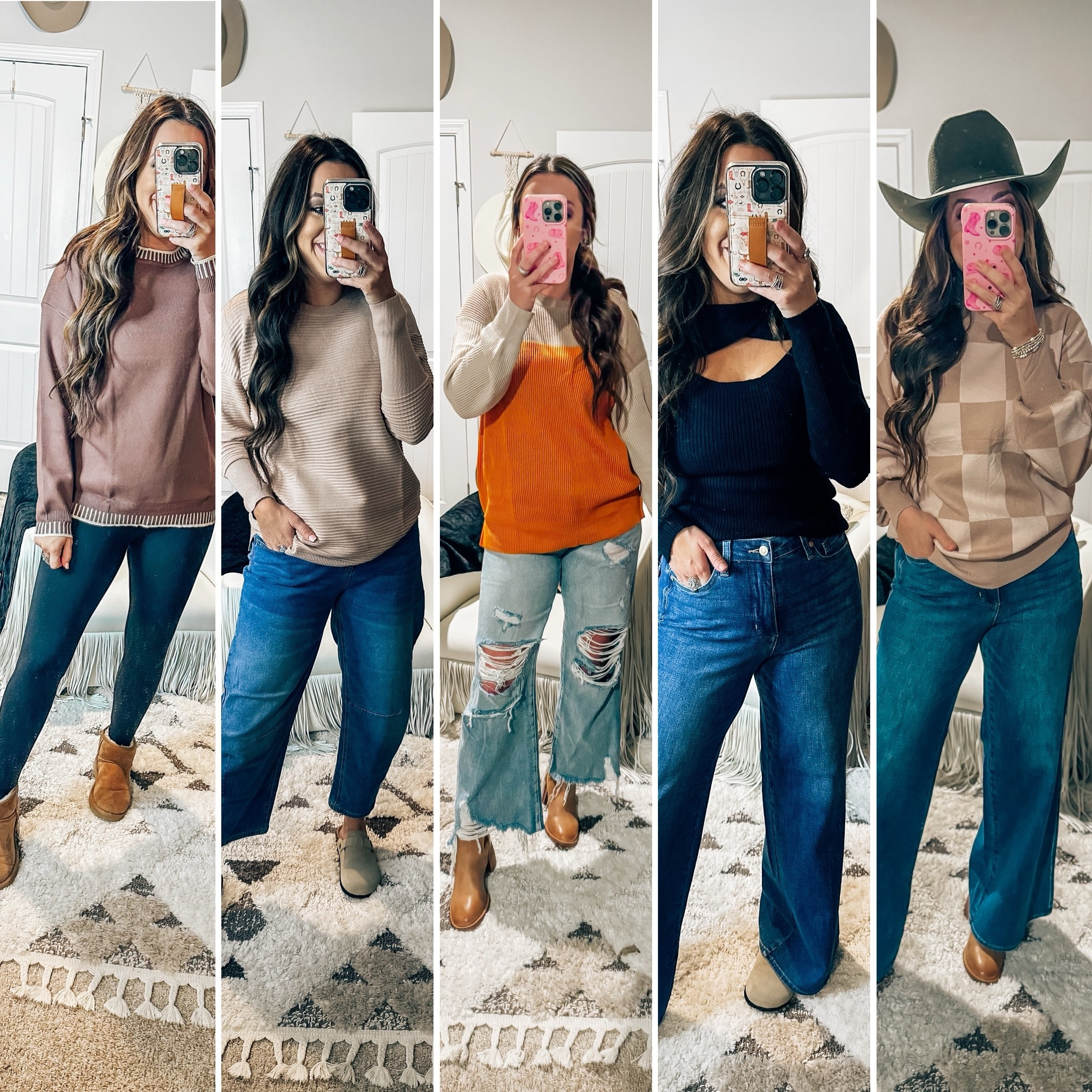 Amazon sweaters and how I styled - wearing mediums in them all 

#LTKFindsUnder50 #LTKFindsUnder100 #LTKStyleTip